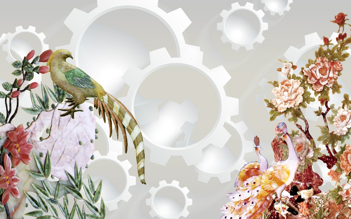 Фреска Сады певчих птиц